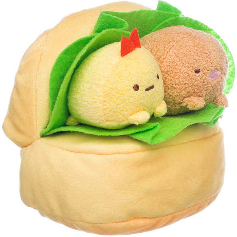 Sumikkogurashi Tonkatsu and Ebi Sandwich