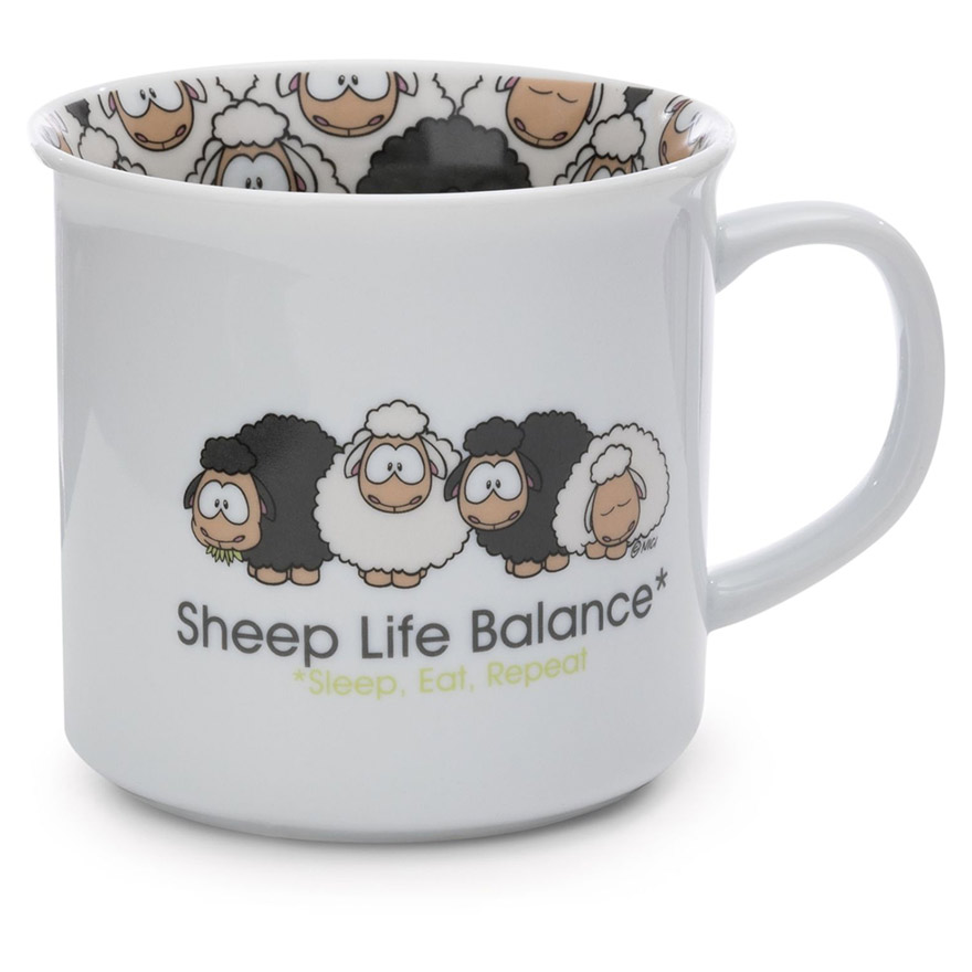 NICI Wool*y Gang Sheep Mug | plushpaws.co.uk