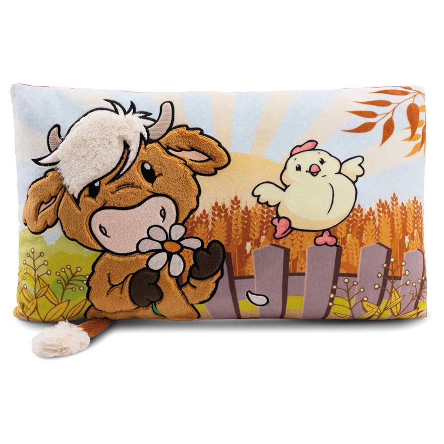 Farm Friends McMooray Highland Cow Cushion