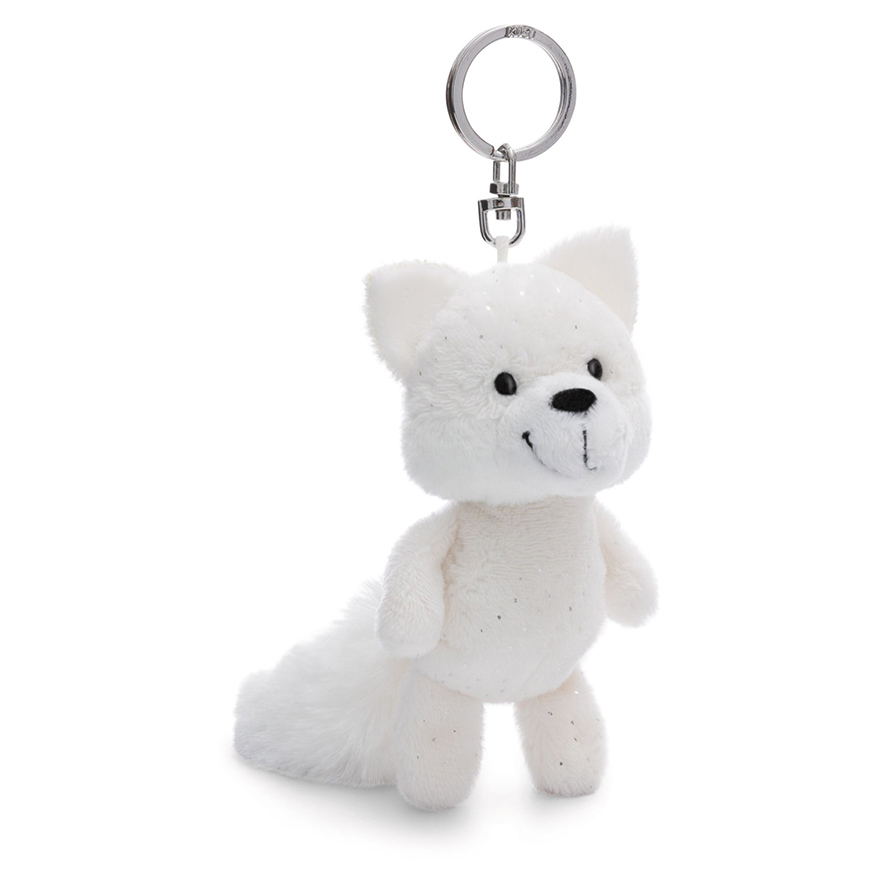 Dreamy Winter Vanja Polar Fox Keyring