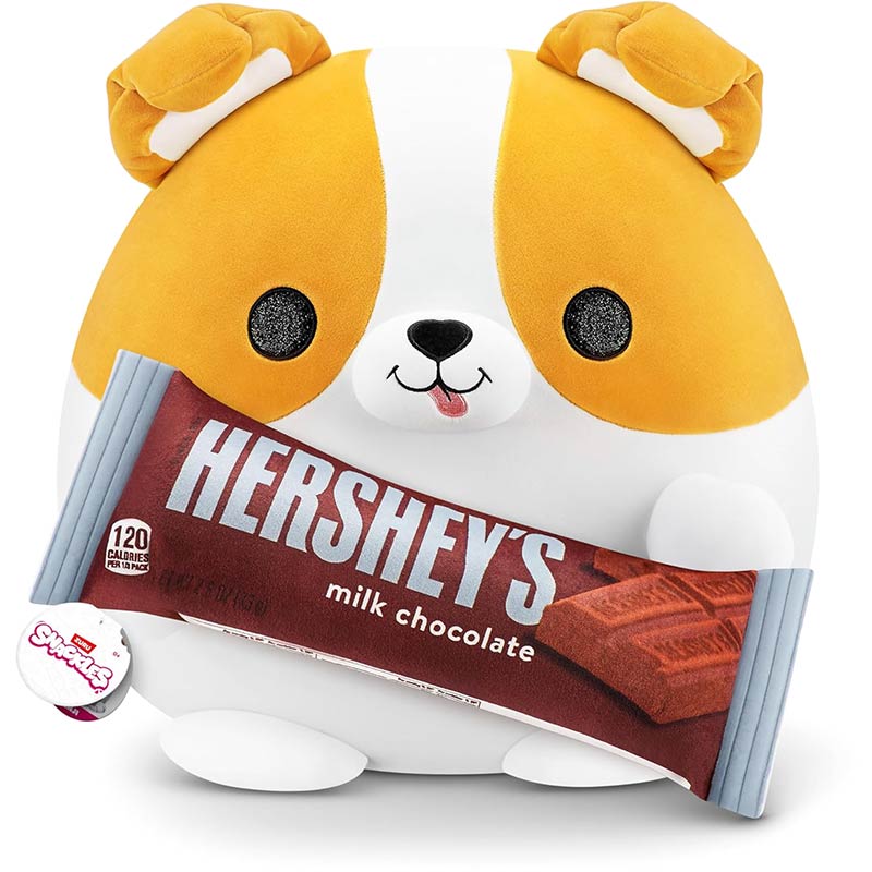 Snackles Benji Corgi with Hershey's Milk Chocolate