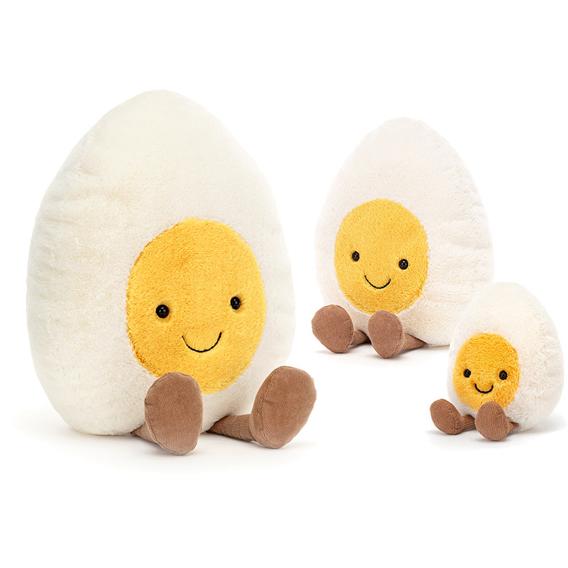 Jellycat Amuseables Happy Boiled Egg | plushpaws.co.uk