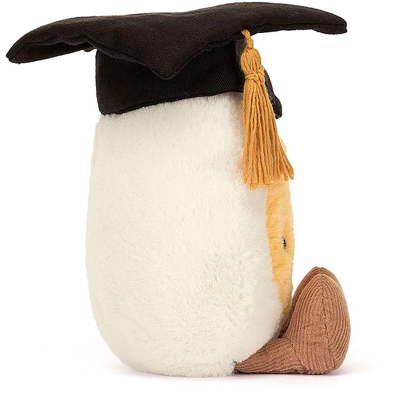 Jellycat Amuseables Graduation Boiled Egg | plushpaws.co.uk