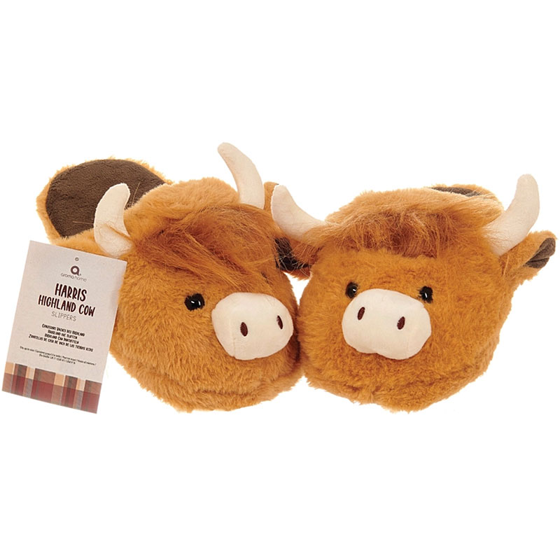 Harris Highland Cow Slippers