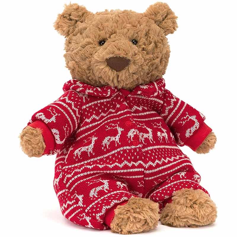 Bartholomew Bear Winter Pyjamas