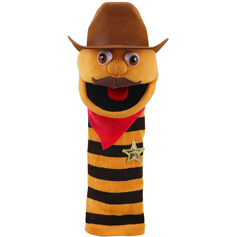 Sockettes Cowboy Puppet