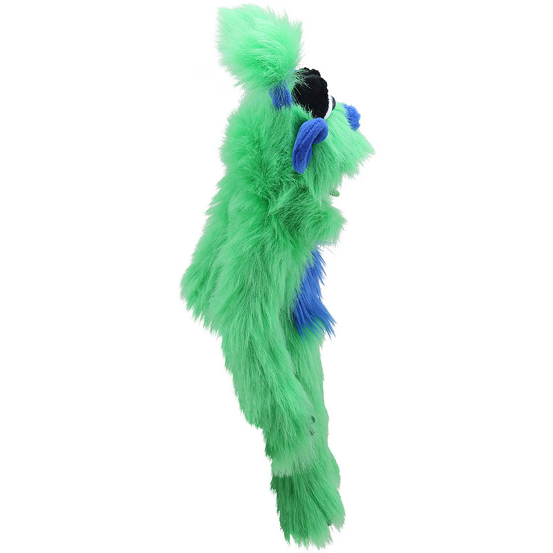 The Puppet Company Green Monster Hand Puppet | Plushpaws.co.uk