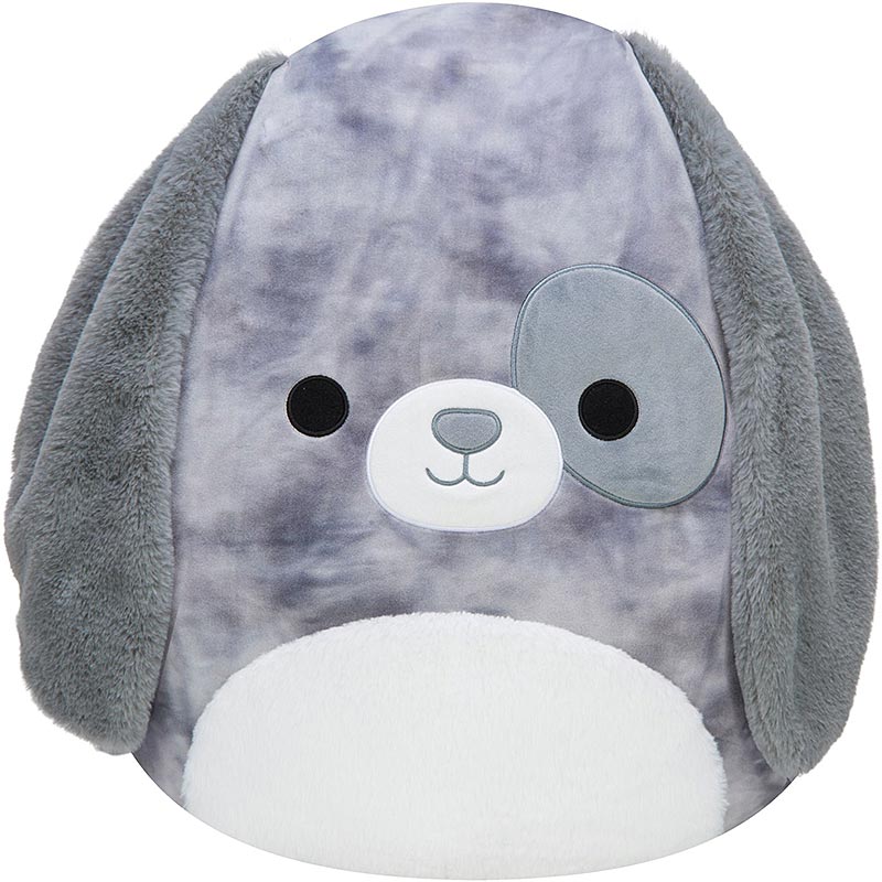 Squishmallows Gustavus Grey Dog