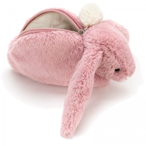 Bashful Tulip Pink Bunny Pouch