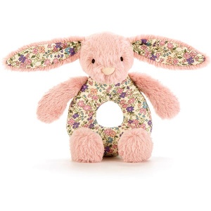 Blossom Tulip Pink Bunny Grabber Rattle