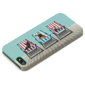 Deckchair Dogs iPhone 5 Shell