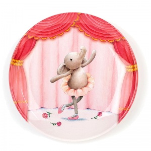 Elly Ballerina Melamine Plate