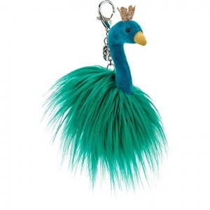 Fancy Peacock Bag Charm