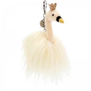 Fancy Swan Bag Charm