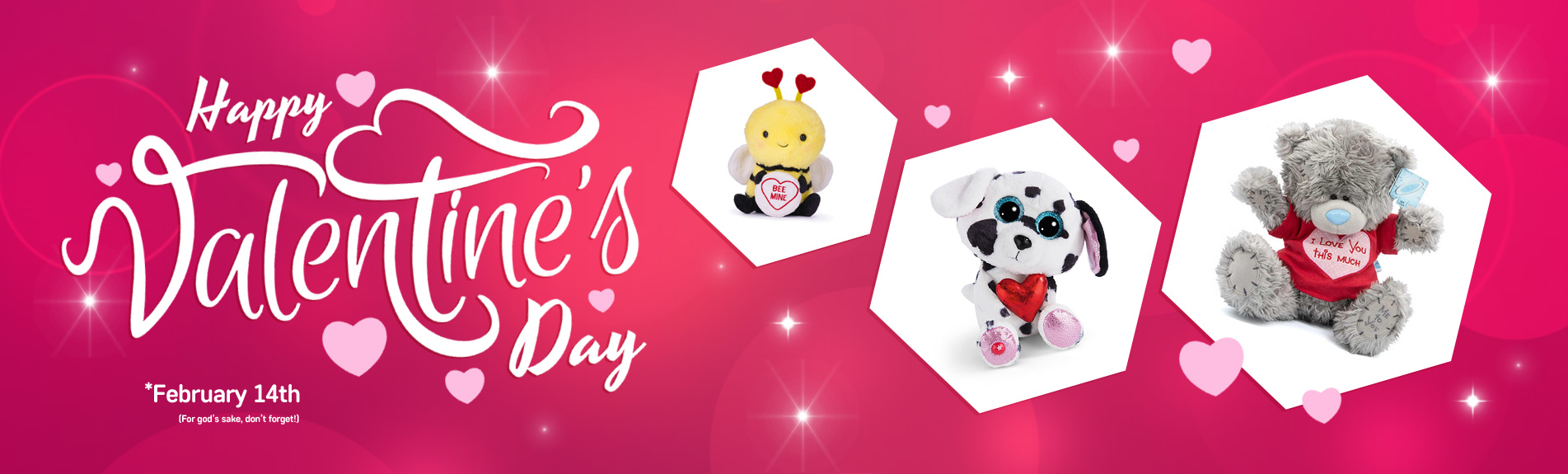 Shop our MASSIVE range of Valentine's Day gifts